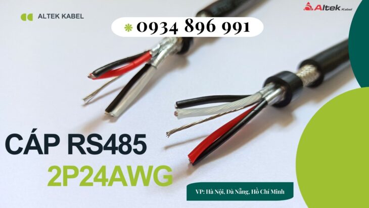 CÁP TRUYỀN THÔNG RS485 2 PAIR 24 AWG ĐÀ NẴNG, HUẾ, QUẢNG TRỊ
