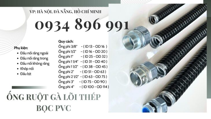 Ống Ruột Gà Và Đầu Nối Có Sẵn Khánh Hòa, Bình Định, Gia Lai