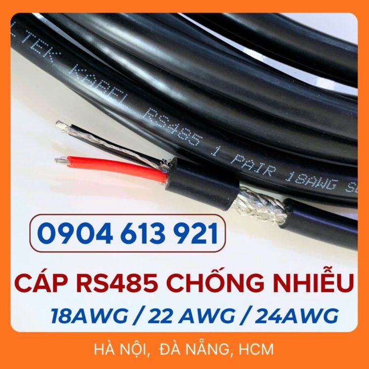 Cáp tín hiệu RS485 chống nhiễu 2x18AWG Altek Kabel Đà Nẵng, HCM, Hà Nội