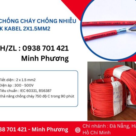 Cáp chống cháy chống nhiễu Altek Kabel 2×1.5mm2 Đà Nẵng, Phú Yên, Bình Định