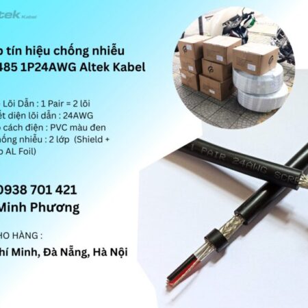 Cáp tín hiệu chống nhiễu RS485 1P24AWG Altek Kabel Đà Nẵng, Hà Nội, Khánh Hòa