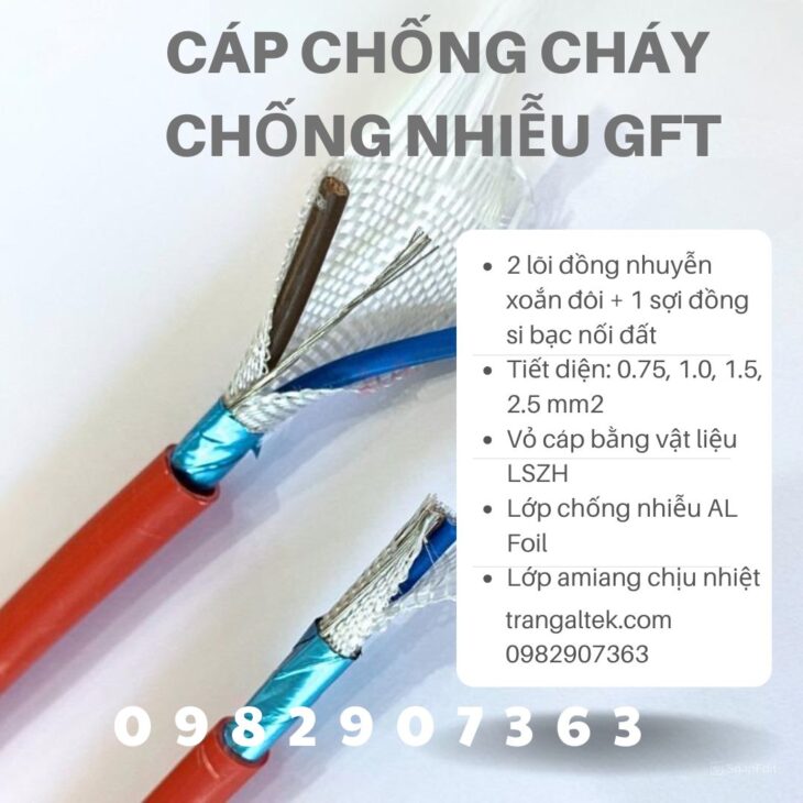 Cáp chống cháy chuyên dụng cho tòa nhà & nhà máy