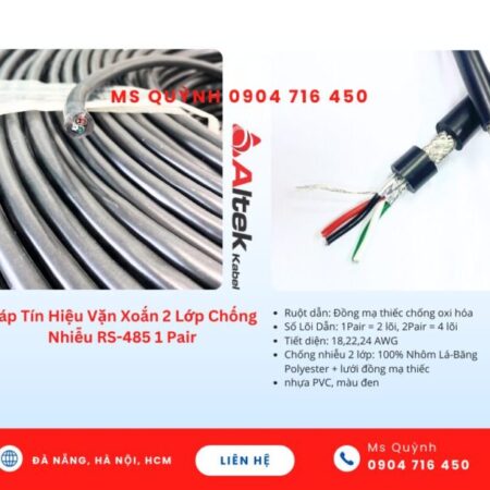 Cáp tín hiệu RS485 24awg,22awg,18awg Altek Kabel Sài Gòn, Đồng Nai, Bình Dương, Đà Nẵng