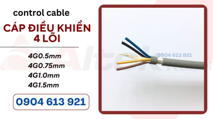 Mua Cáp Điều Khiển 4 Lõi Altek Kabel Chính Hãng Ở Đà Nẵng