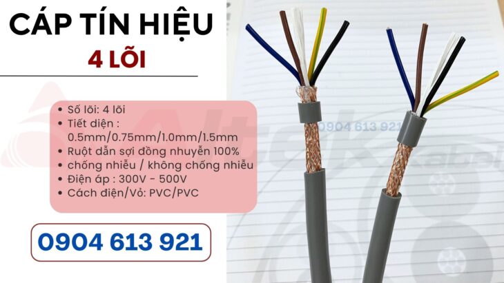 Mua Cáp Điều Khiển 4 Lõi Altek Kabel Chính Hãng Ở Đà Nẵng