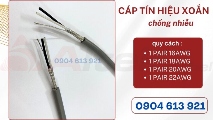 Cáp tín hiệu âm thanh chống nhiễu 16/18/20/22AWG Altek Kabel