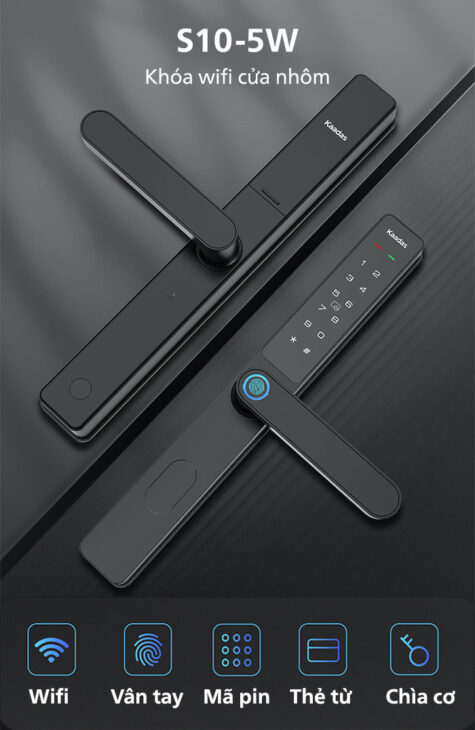 Khóa Cửa Điện Tử Thông Minh Kaadas S10-5W