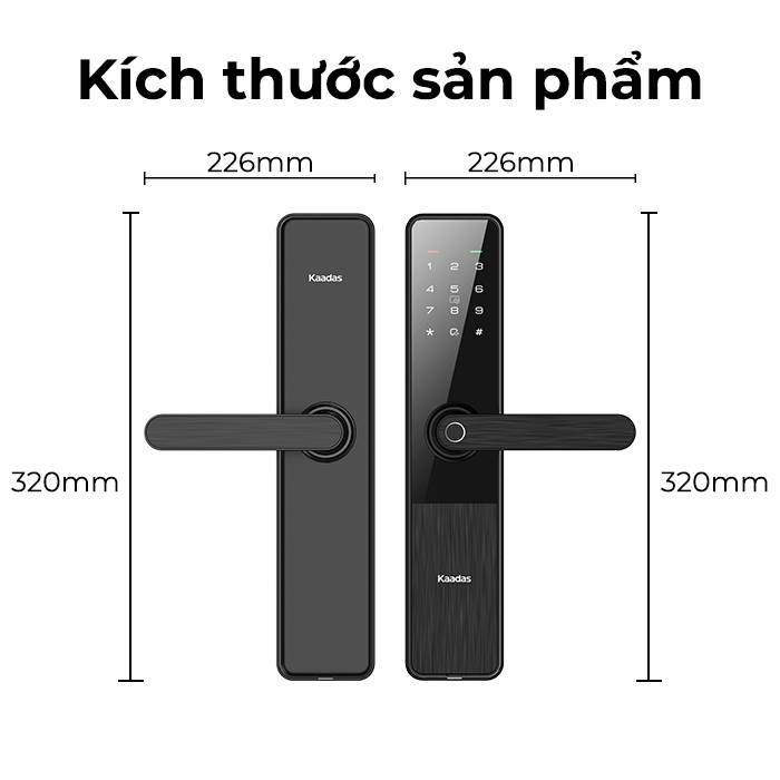 Khoá Cửa Điện Tử Thông Minh Kaadas M5
