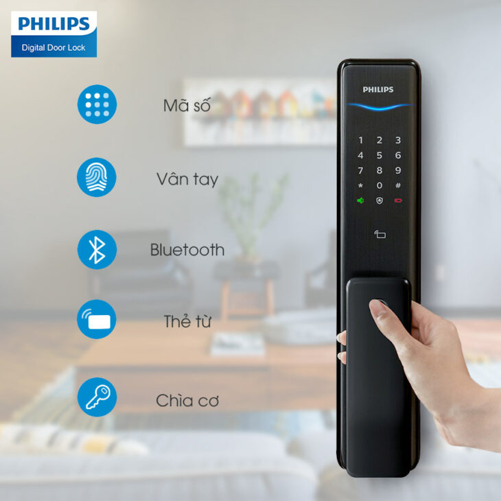 Khóa vân tay Philips Alpha-5