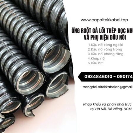 Ống ruột gà lõi thép bọc nhựa ½ (Phi 20) Hà Nội, Đà Nẵng, HCM Ống ruột gà lõi thép bọc nhựa ½ (Phi 20) Hà Nội, Đà Nẵng, HCM