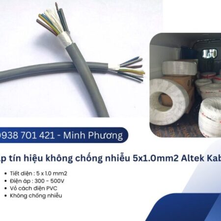 Cáp tín hiệu không chống nhiễu 5×1.0mm2 Altek Kabel Đà Nẵng, Khánh Hòa, Đắk Lắk