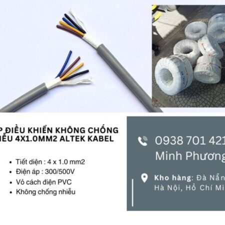 Cáp tín hiệu không chống nhiễu Altek Kabel 4×1.0mm2 Quảng Nam, Quảng Ngãi, Bình Định
