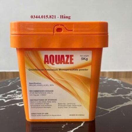 Aquaze sát trùng, diệt khuẩn an toàn ao nuôi, Potasium Monopersulfate