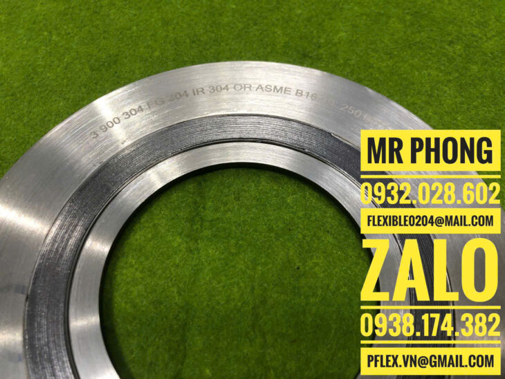 Gioăng chì graphite -Gioăng chì thép xoắn- Gioăng chì lõi thép- Gioăng chì mặt bích