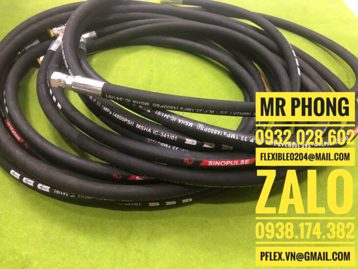 Các loại ống tuy ô thủy lực -Ống mềm thủy lực bọc lưới inox -Ống dầu thủy lực