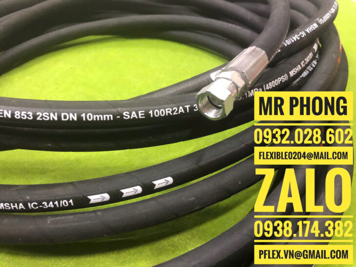 Các loại ống tuy ô thủy lực -Ống mềm thủy lực bọc lưới inox -Ống dầu thủy lực