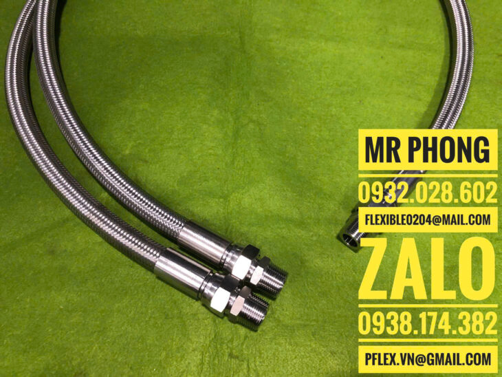 Ống nhựa teflon -Ống Teflon PTFE-Ống mềm PTFE bọc lưới inox-Ống Teflon chịu nhiệt-Ống Teflon là gì