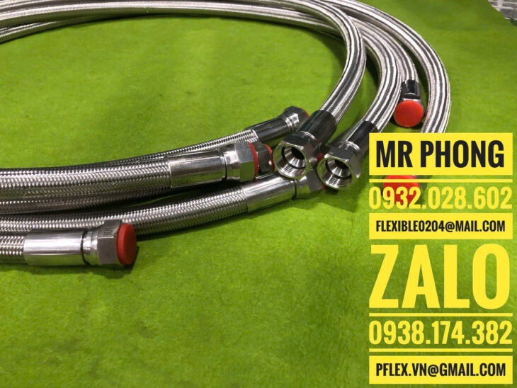 Ống nhựa teflon -Ống Teflon PTFE-Ống mềm PTFE bọc lưới inox-Ống Teflon chịu nhiệt-Ống Teflon là gì