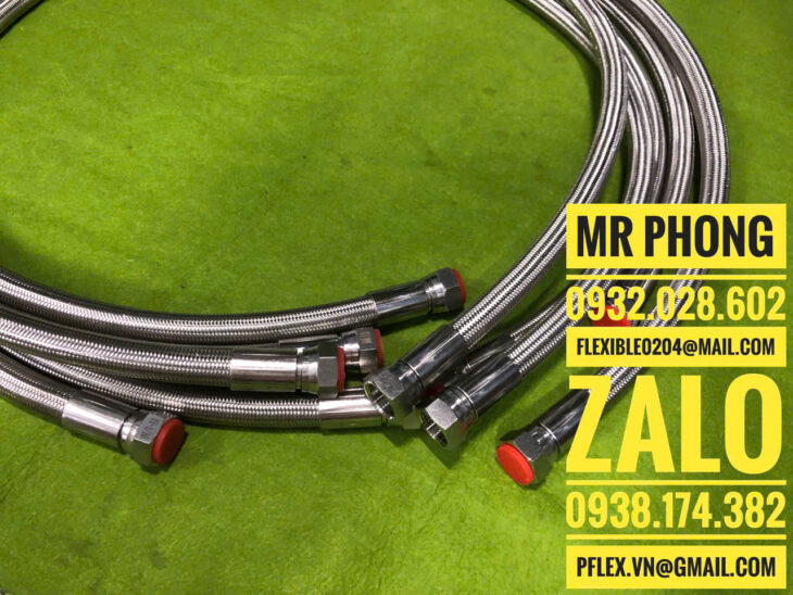 Ống nhựa teflon -Ống Teflon PTFE-Ống mềm PTFE bọc lưới inox-Ống Teflon chịu nhiệt-Ống Teflon là gì