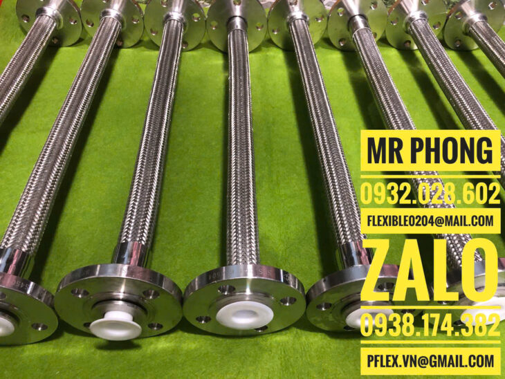Ống nhựa teflon -Ống Teflon PTFE-Ống mềm PTFE bọc lưới inox-Ống Teflon chịu nhiệt-Ống Teflon là gì