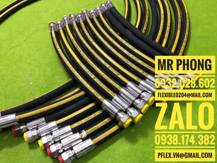 dây mềm thủy lực- dây thủy lực 2SN- dây dẫn dầu thủy lực
