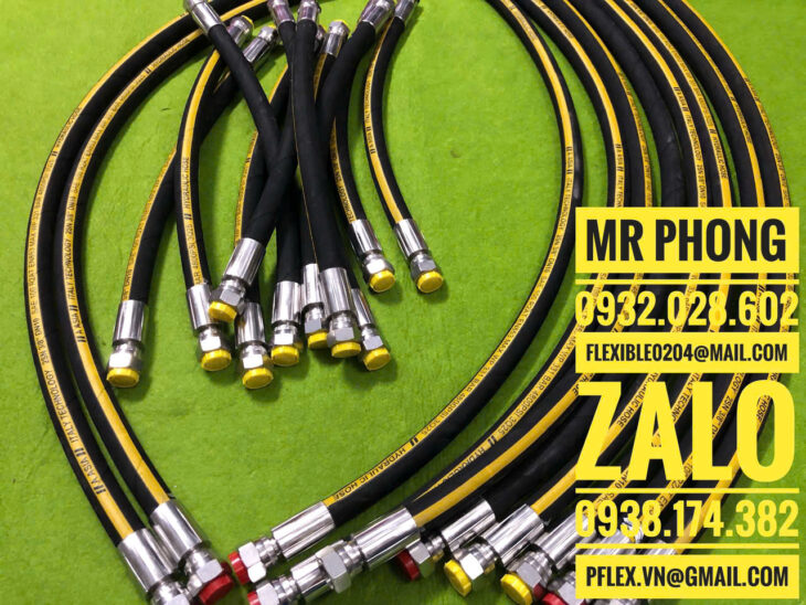dây mềm thủy lực- dây thủy lực 2SN- dây dẫn dầu thủy lực