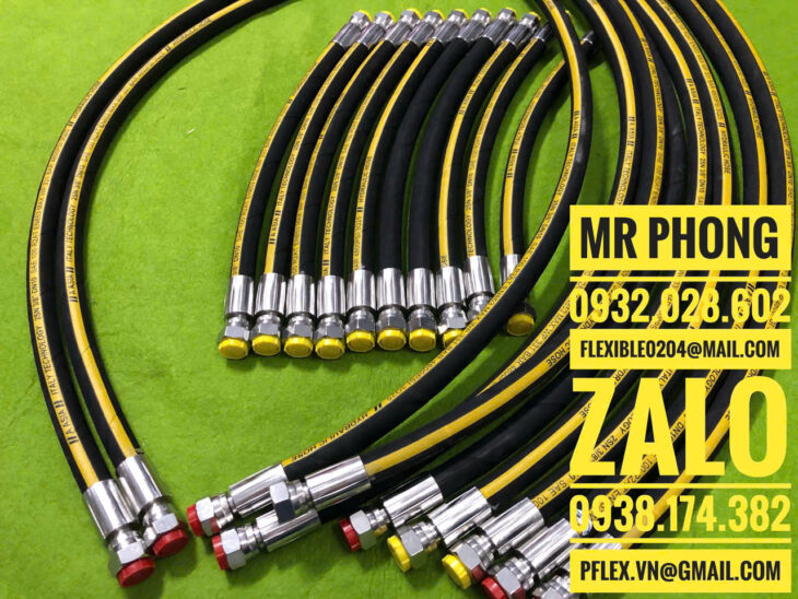 dây mềm thủy lực- dây thủy lực 2SN- dây dẫn dầu thủy lực