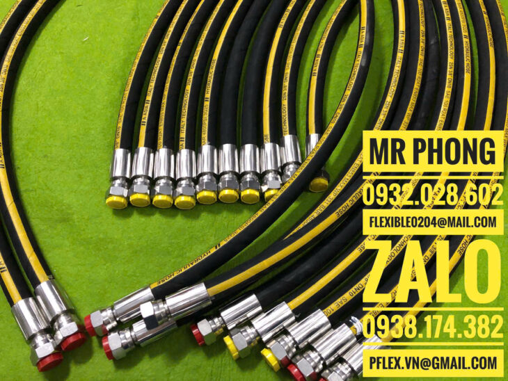 dây mềm thủy lực- dây thủy lực 2SN- dây dẫn dầu thủy lực