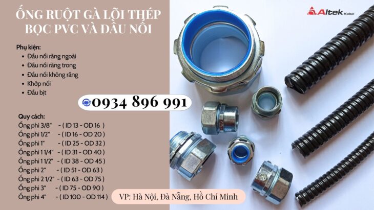 Ống Ruột Gà Lõi Thép Và Phụ Kiện Phi 20 Quảng Bình, Quảng Ngãi, Quảng Nam