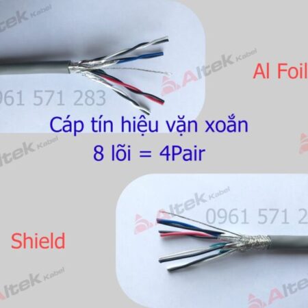 Cáp tín hiệu vặn xoắn AWG / Cáp tín hiệu chống nhiễu RS485 Cáp tín hiệu vặn xoắn AWG / Cáp tín hiệu chống nhiễu RS485