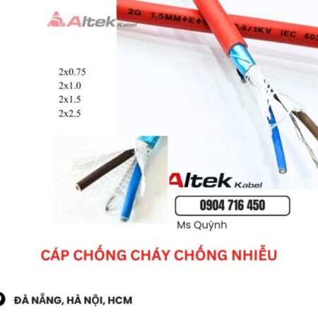 Cáp chống cháy CV/FR Altek Kabel Đà Nẵng, Hà Nội, Sài Gòn