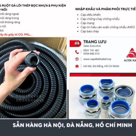 Ống ruột gà lõi thép phi 3/4 (ID 20 – OD 25) Hà Nội, Đà Nẵng, Sài Gòn