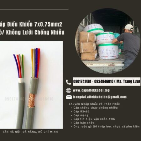 Cáp điều khiển 7 lõi Altek Kabel có sẵn Đà Nẵng, Quảng Ngãi, Kontum, Gia Lai