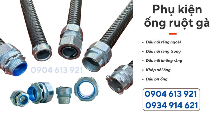 Ống ruột gà lõi thép và PG sắt phi 25, phi 32, phi 40 Đà Nẵng, Huế, Quảng Nam
