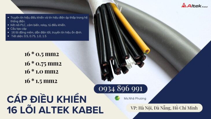 Cáp Điều Khiển 16 Lõi Altek Kabel – Giá Cạnh Tranh Tại Đà Nẵng, Hồ Chí Minh, Bình Dương Cáp Điều Khiển 16 Lõi Altek Kabel – Giá Cạnh Tranh Tại Đà Nẵng, Hồ Chí Minh, Bình Dương