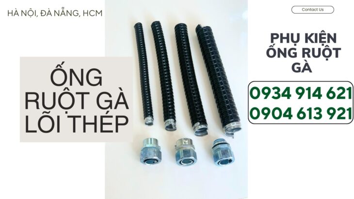 Bán ống ruột gà lõi thép phi 20/25/32 và PG sắt- sẵn hàng tại Đà Nẵng , Huế, Quảng Nam