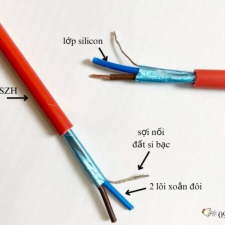 Cáp chống cháy 2x 1.5mm² GFT