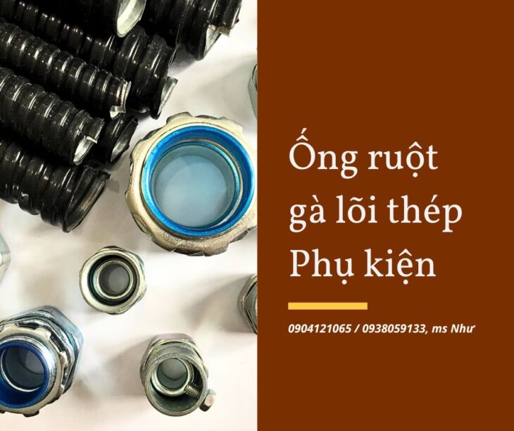 Ống ruột gà lõi thép bảo vệ dây điện