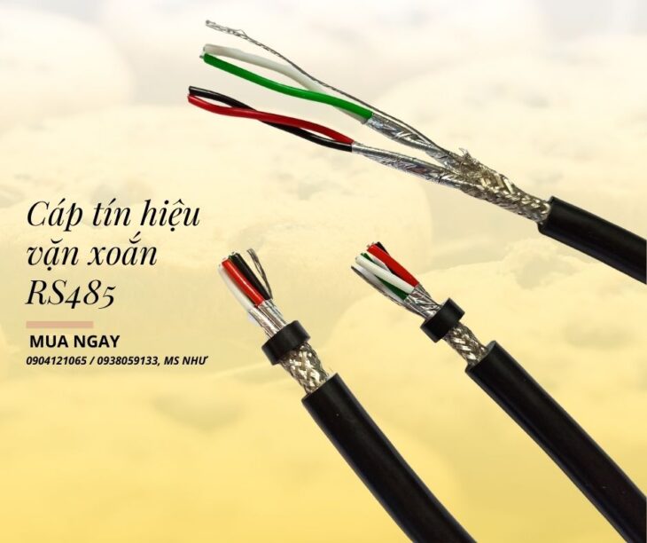 Phân phối cáp tín hiệu RS485 cho nhà máy