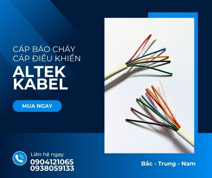 Cáp báo cháy cho hệ thống PCCC nhà xưởng