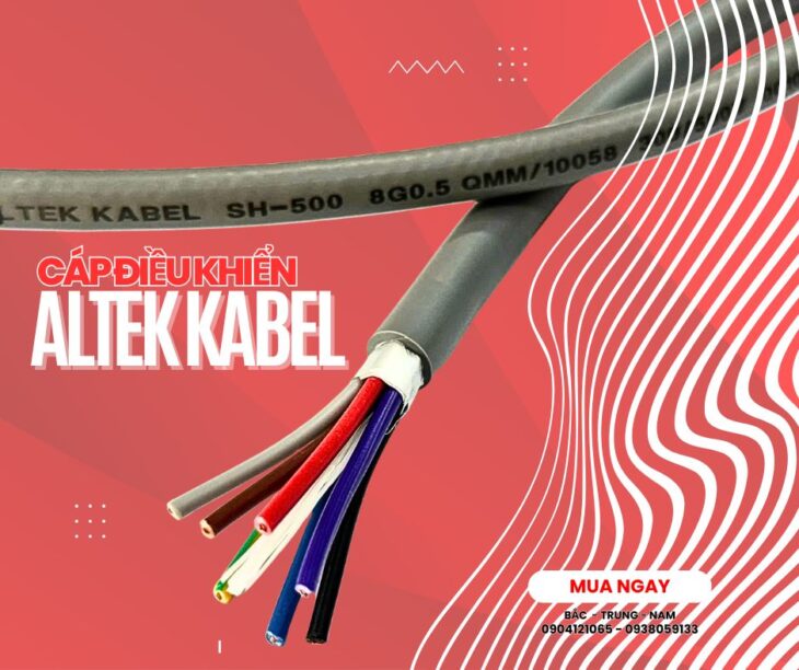 Cáp điều khiển chống nhiễu cho biến tần – PLC – máy móc