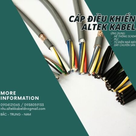 Cáp điều khiển chống nhiễu cho biến tần – PLC – máy móc