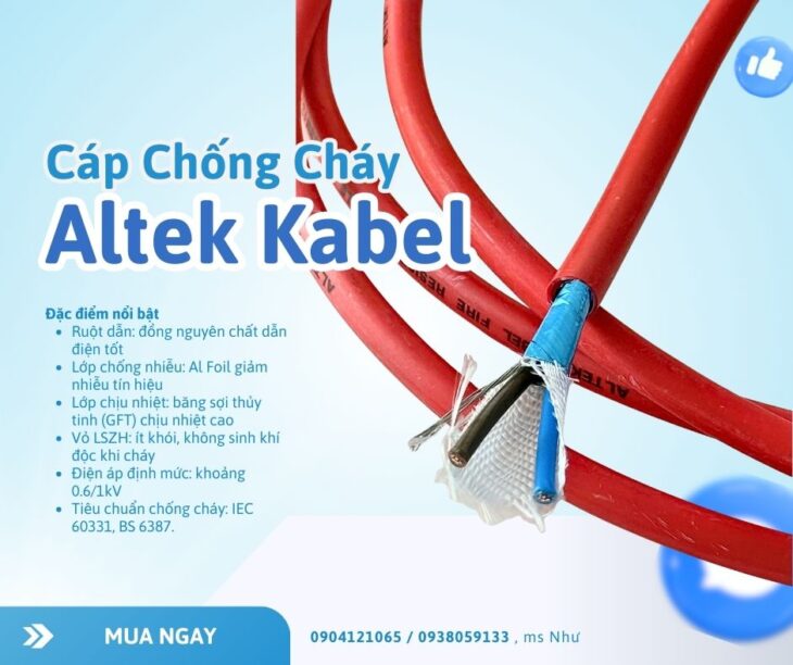 Cáp chống cháy cho hệ thống PCCC Đà nẵng