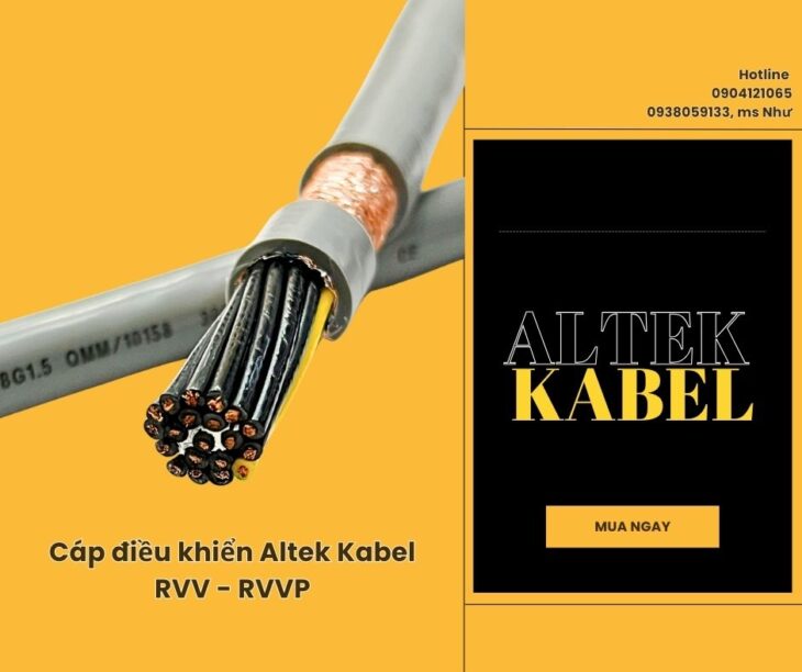 Cáp điều khiển chống nhiễu cho biến tần – PLC – máy móc