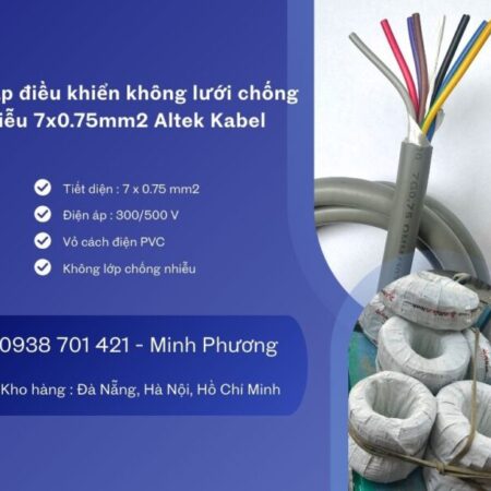 Cáp tín hiệu không lưới Altek Kabel 7×0.75mm2 kho tại Đà Nẵng, Hà Nội, Hồ Chí Minh
