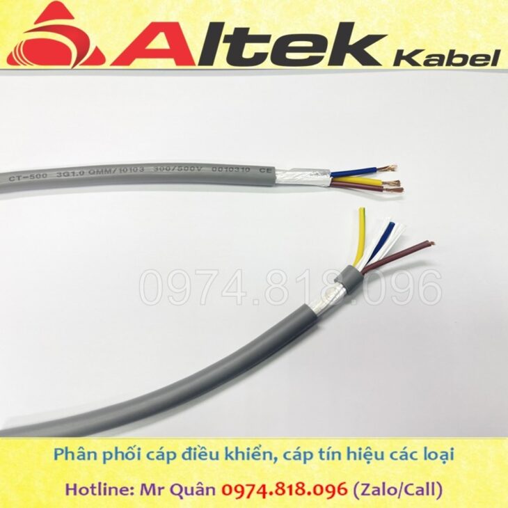 Tổng kho cáp: Cáp điều khiển 3 lõi Altek Kabel