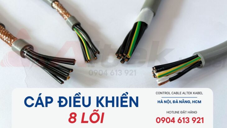 Cáp điều khiển 8×0.5/8×0.75/8×1.0/8×1.5 Altek Kabel – phân phối Đà Nẵng Cáp điều khiển 8×0.5/8×0.75/8×1.0/8×1.5 Altek Kabel – phân phối Đà Nẵng