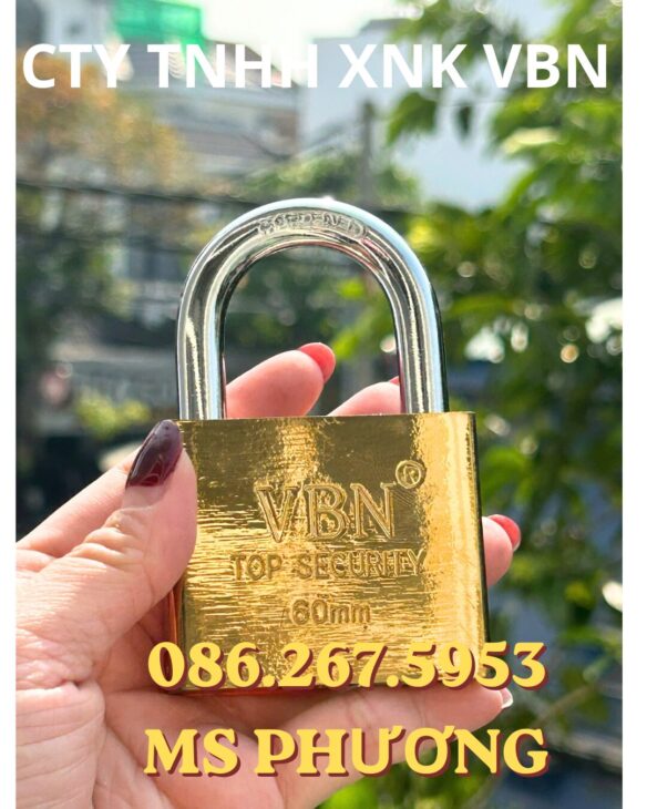 Khóa VBN 60mm – giá sỉ tốt tận kho , nhà xưởng , kho , cửa nhà an toàn