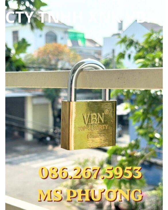 Khóa VBN 60mm – giá sỉ tốt tận kho , nhà xưởng , kho , cửa nhà an toàn