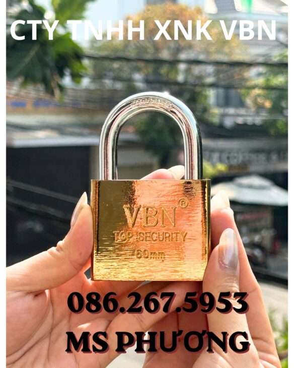 Khóa VBN 60mm – giá sỉ tốt tận kho , nhà xưởng , kho , cửa nhà an toàn
